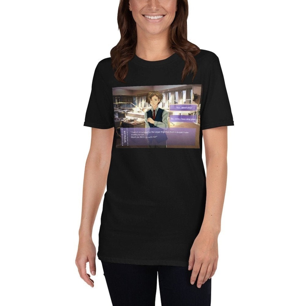 Dr. Spencer Reid Dating Sim Design - Short-Sleeve Unisex T-Shirt